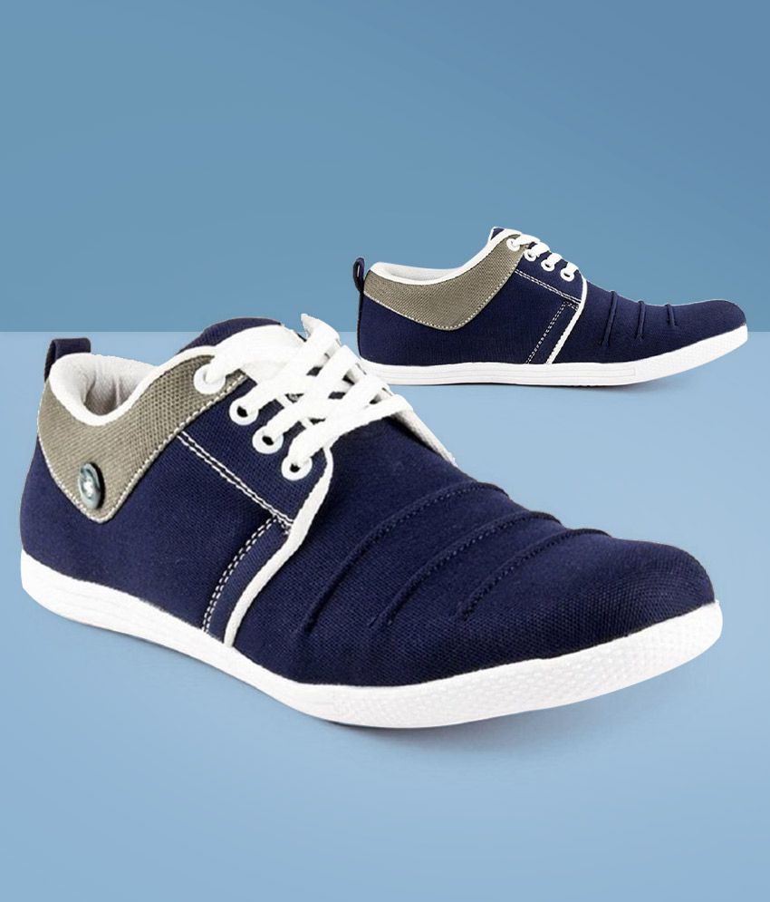 blue sneaker shoes