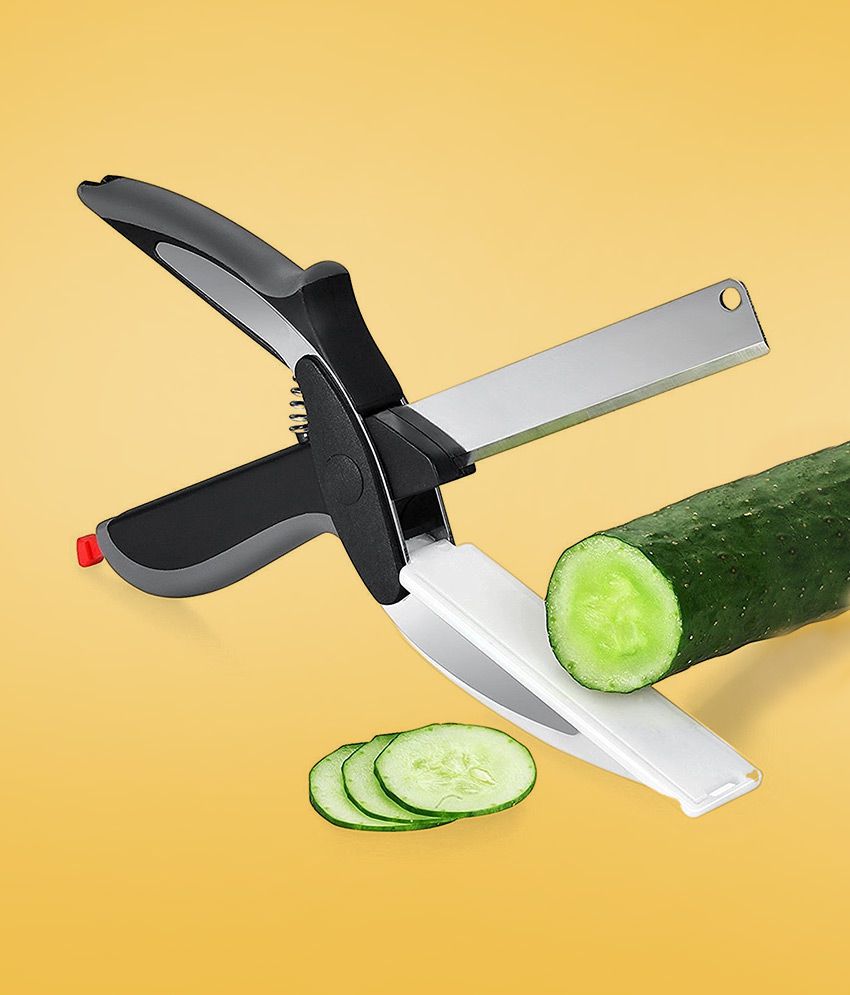 Bentag kitchenware Vegetable & Fruit Clever Cutter Stainless Steel Vegetable Scissor 