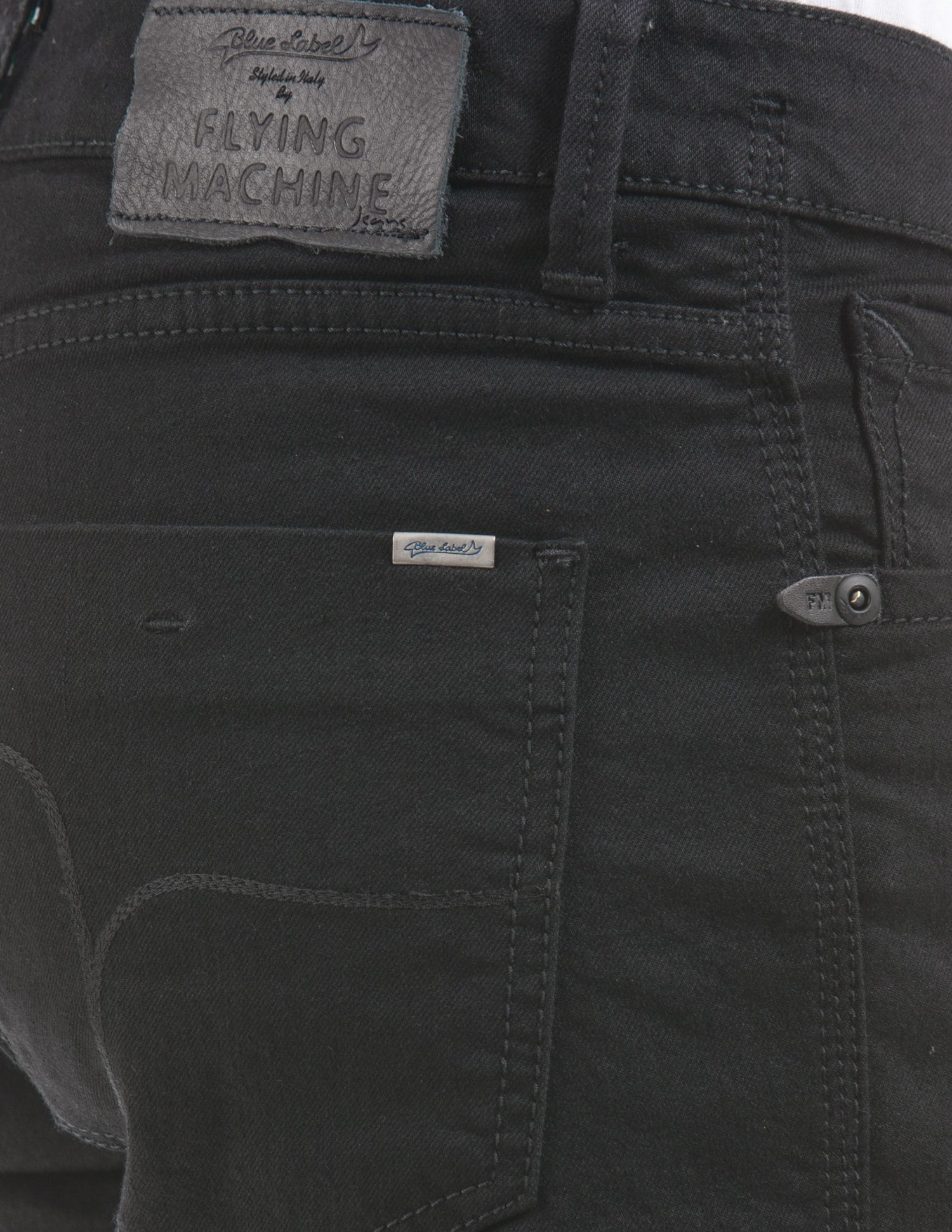 flying machine jeans black