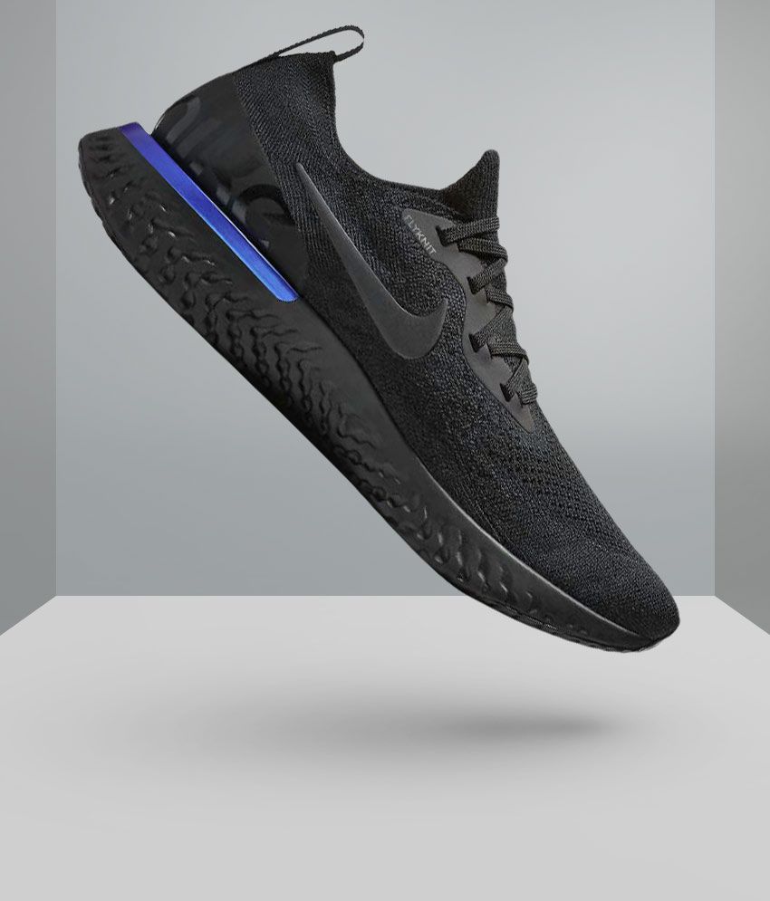 Nike EPIC REACT FLYKNIT Black Running Shoes