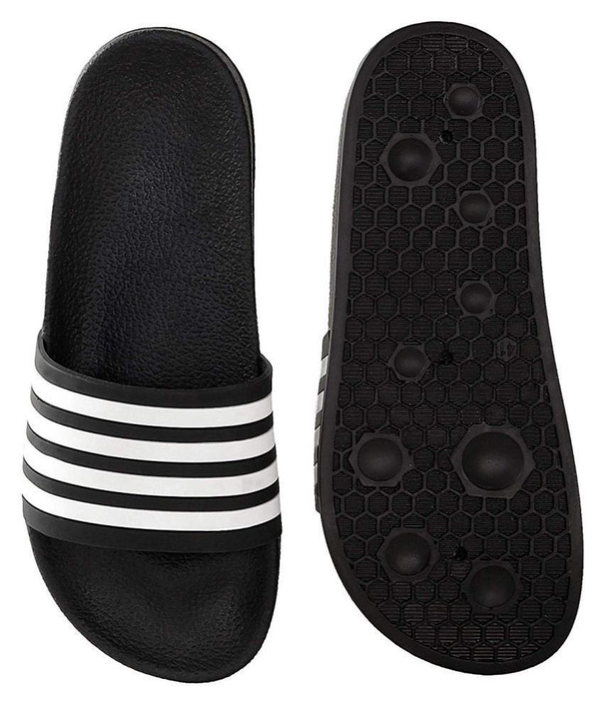 Download SIMATA Black Slide Flip flop Price in India- Buy SIMATA ...