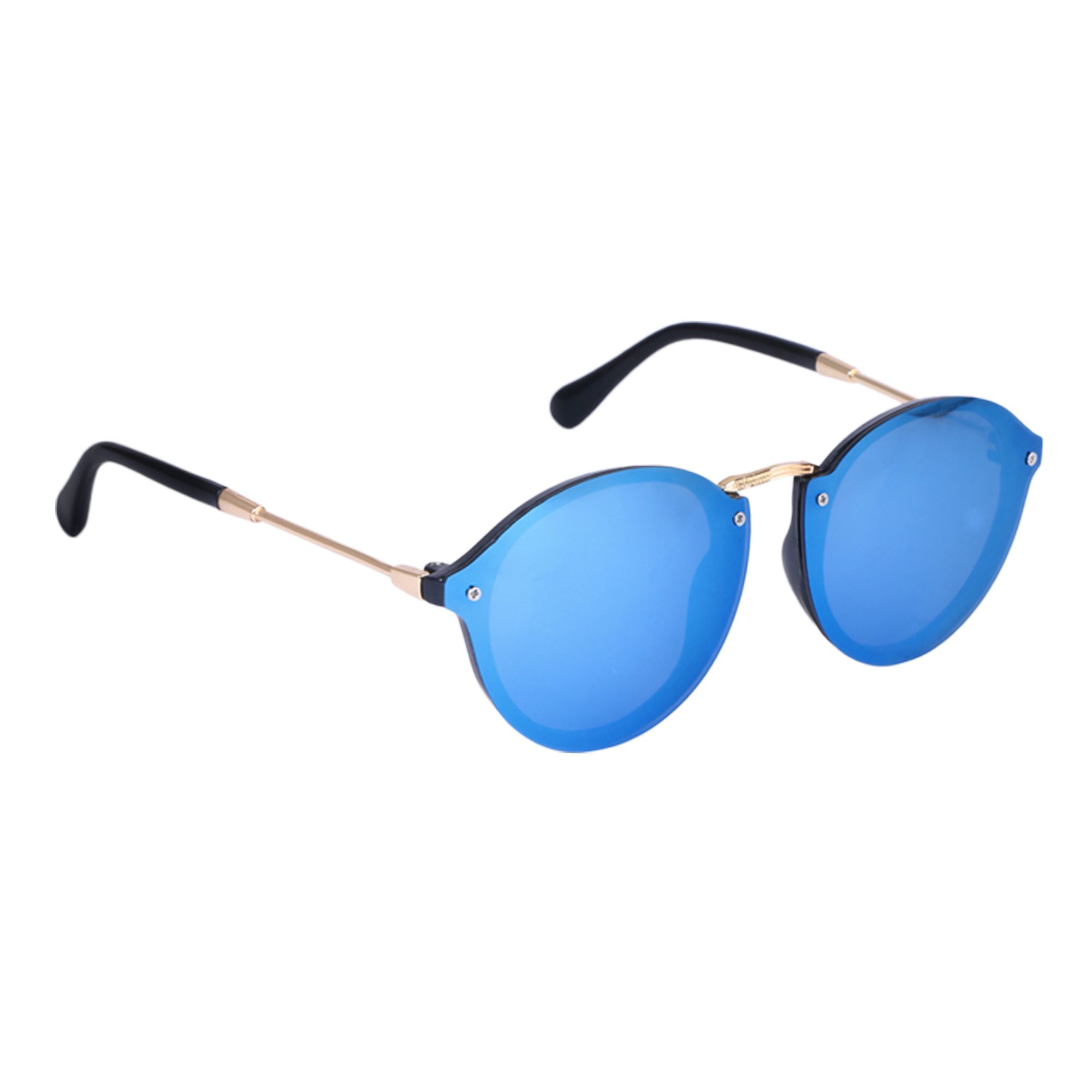 Debonair - Blue Round Sunglasses ( GENRS.BlueMRCY ) - Buy Debonair ...