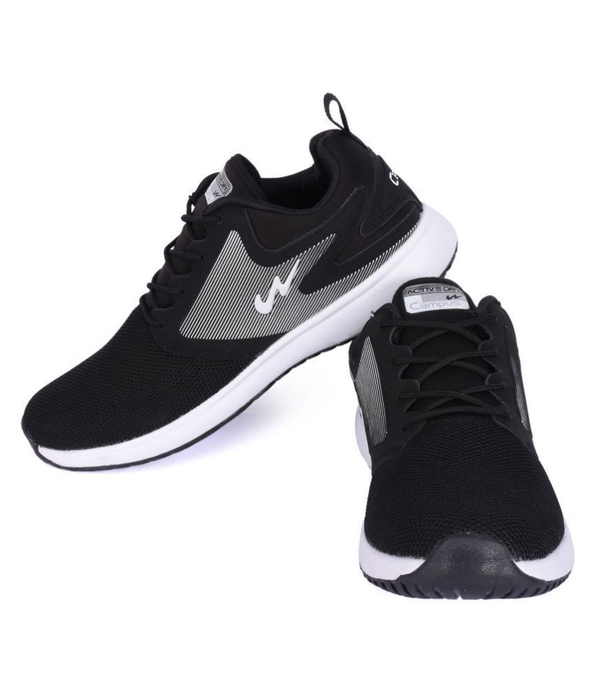 Campus GLORY Black Running Shoes - Buy Campus GLORY Black Running Shoes ...