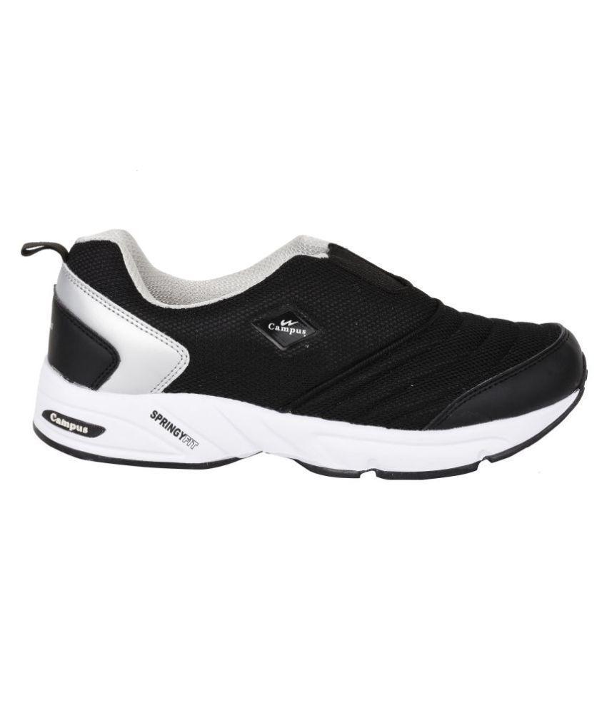Campus Montaya Black Running Shoes 