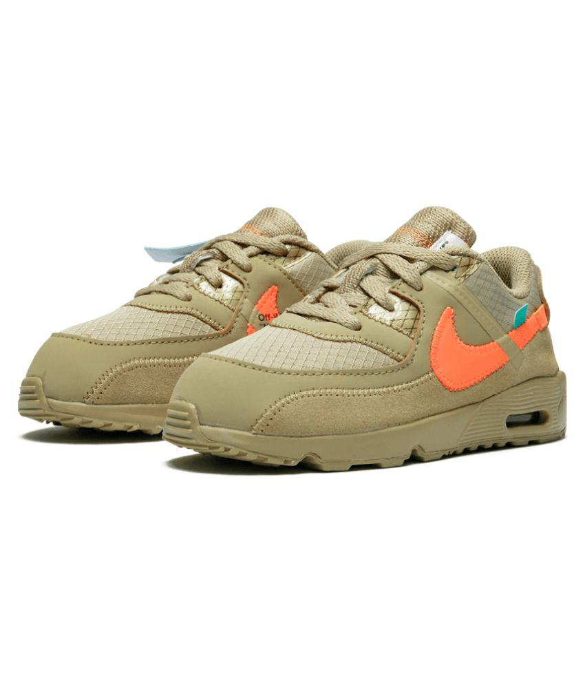 off white brown shoes