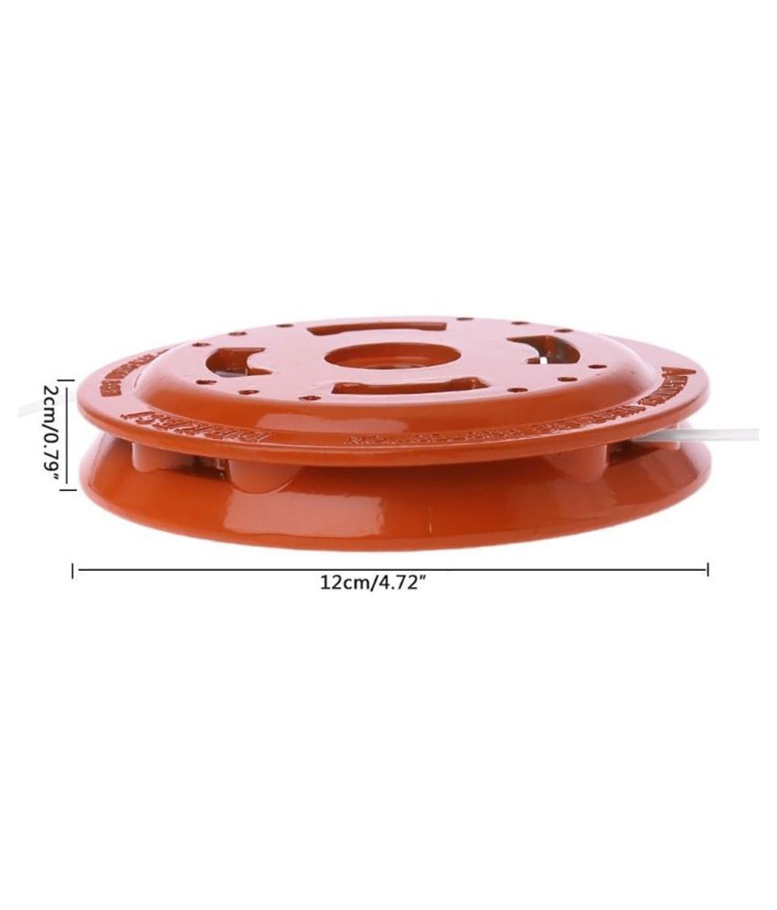 Lawn Mower Cutter Accessories Aluminum Grass Trimmer Head Fixed Line