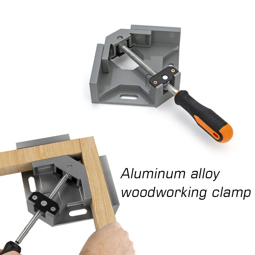 Boxes Drawers Wood-Working Corner Clip Fixer for Welding Dayree 4 Pieces Right Angle Clamps 90 Degree Angle Fixing Clips Adjustable Swing Corner Clamp Drilling 
