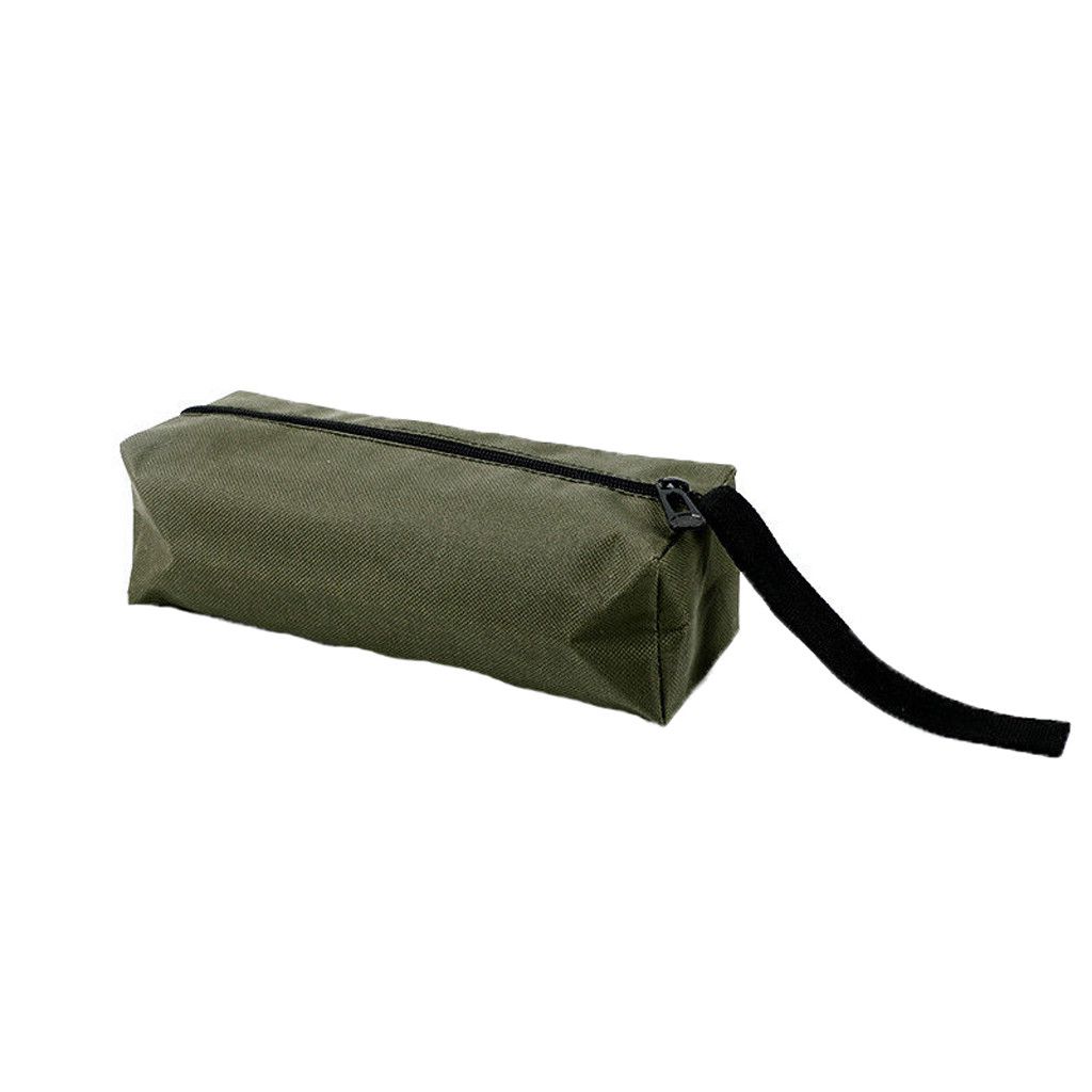 Zipper Bag Canvas Pouch Small Parts Storage Plumber Electrician Hand Tool
