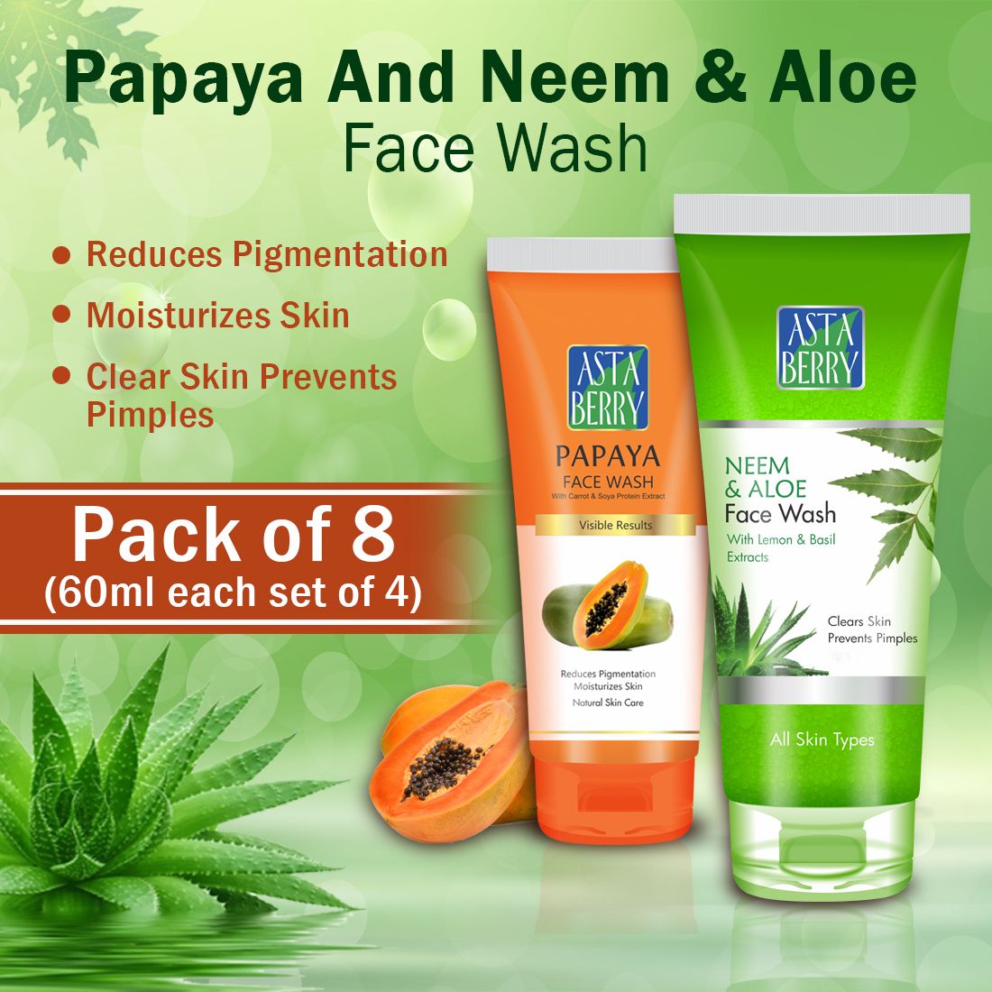 astaberry face wash for pimples