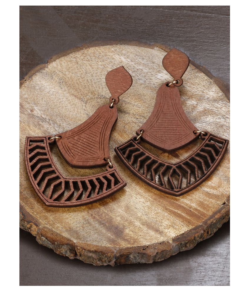     			Prita's Wooden Earring For Girls/Women