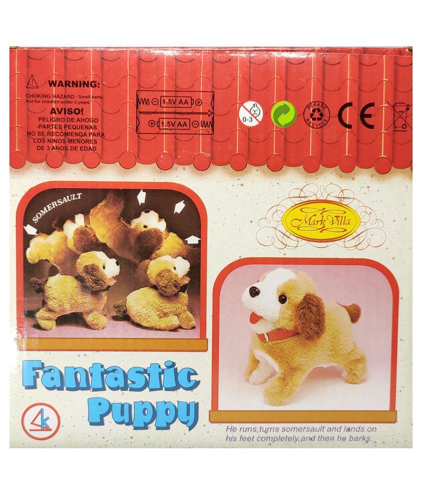 Wah notion flip dog fantastic puppy multicoloured with similar voice of