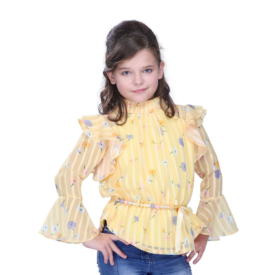 yellow party tops
