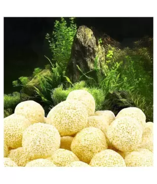 40pcs Fish Tank Aquarium Porous Ceramic Filter Biological Ball Free Shipping