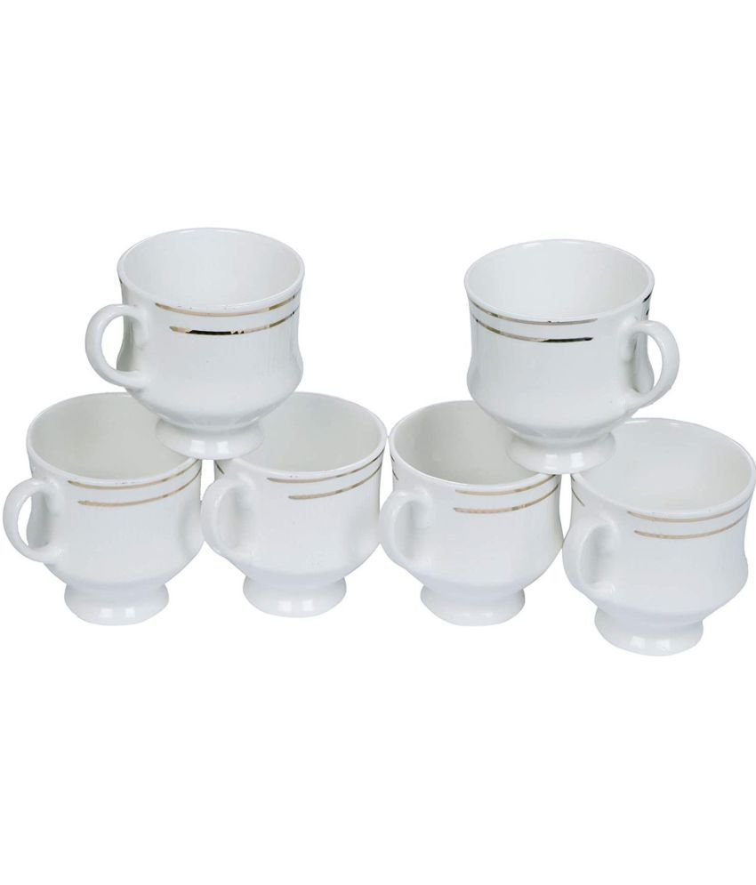 RAJ ROYAL Ceramic Tea cup Tea Cup 6 Pcs 150 ml