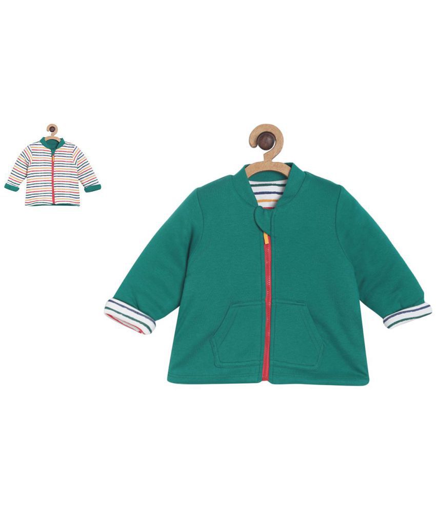    			MINI KLUB Green Jacket For Baby Boy