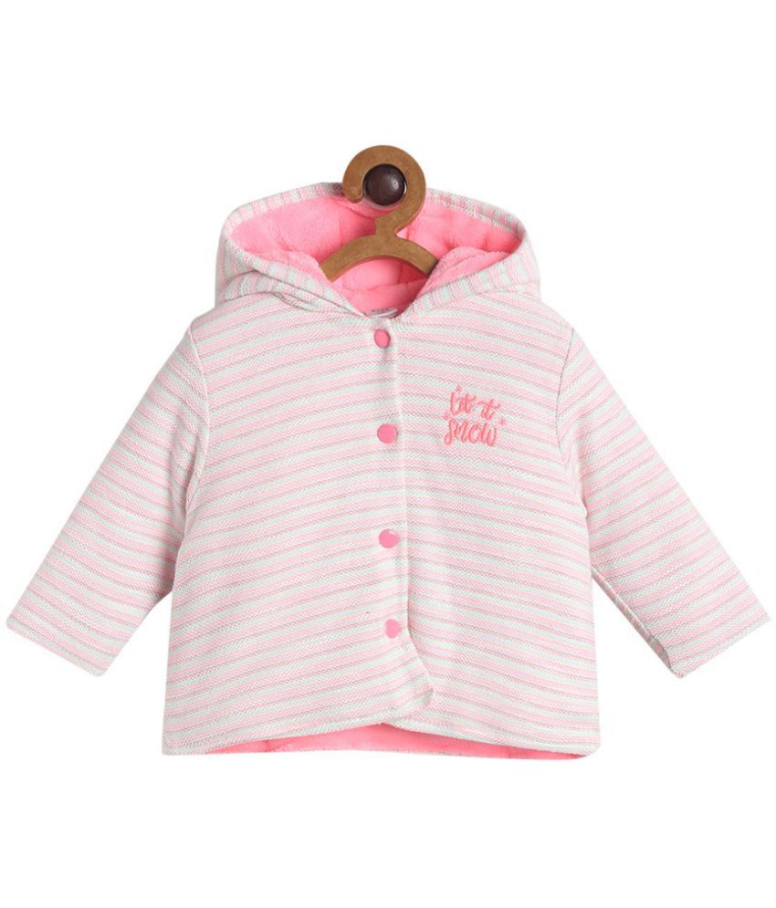     			MINI KLUB Pink Jacket For Baby Girl