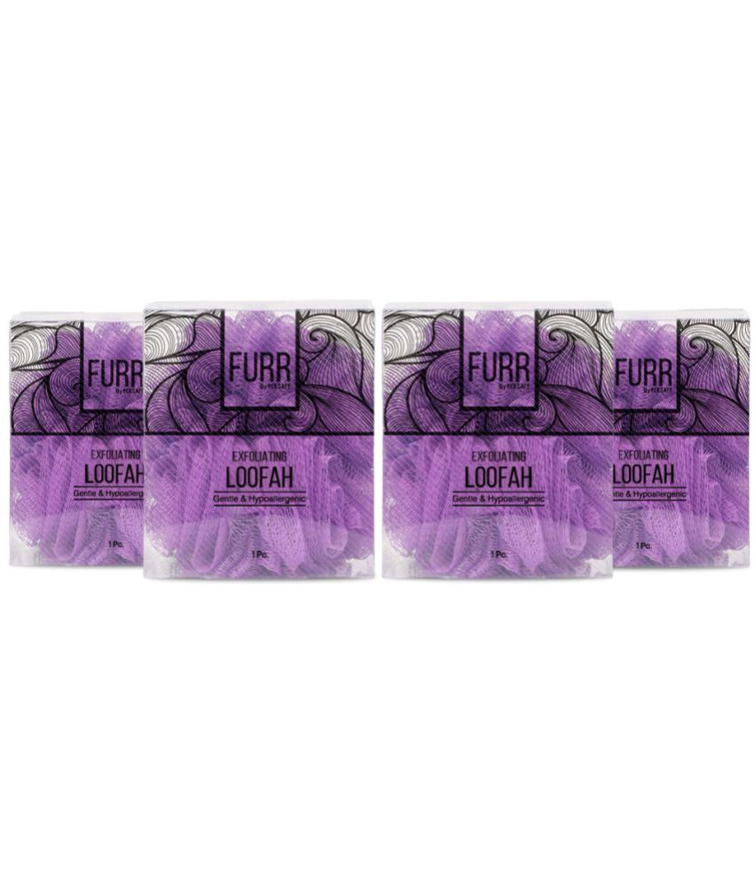 FURR by Pee Safe Loofah Purple Pack of 4
