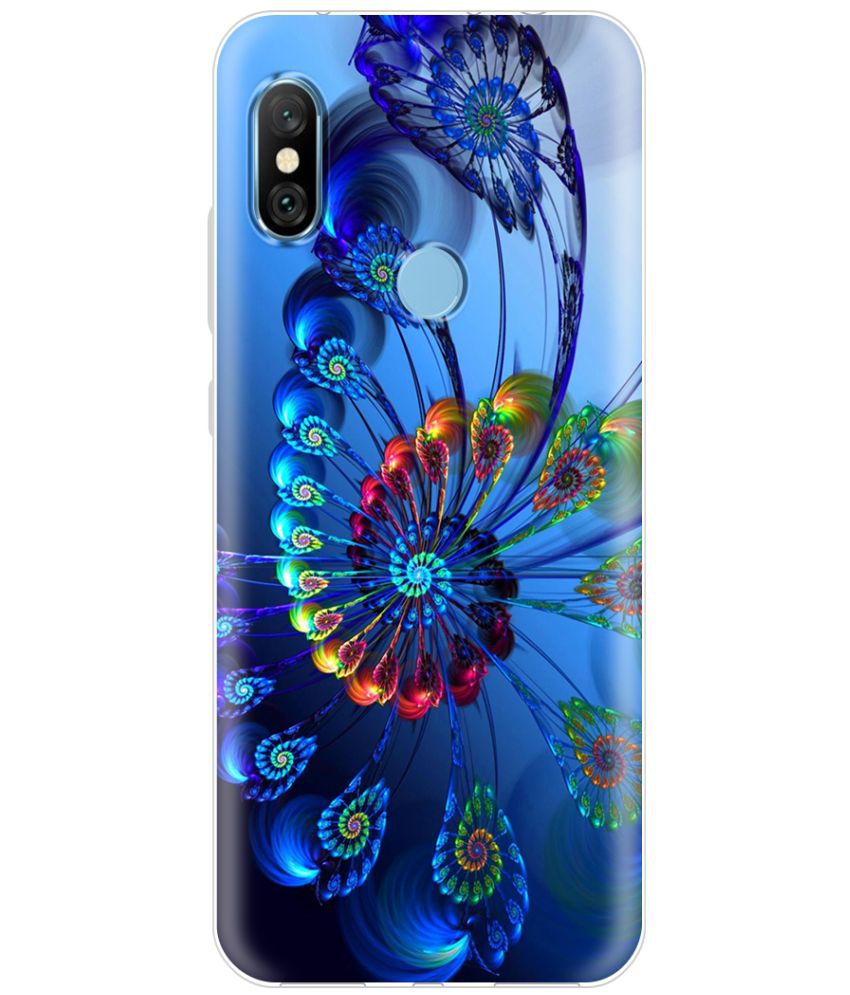     			NBOX Printed Cover For Xiaomi Redmi Note 6 Pro