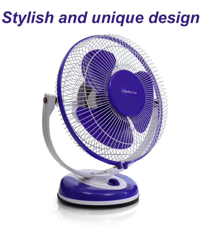 Blueberrys 230 High Speed Table Fan TableFan 48W 225mm Sweep 12'' Dia,3