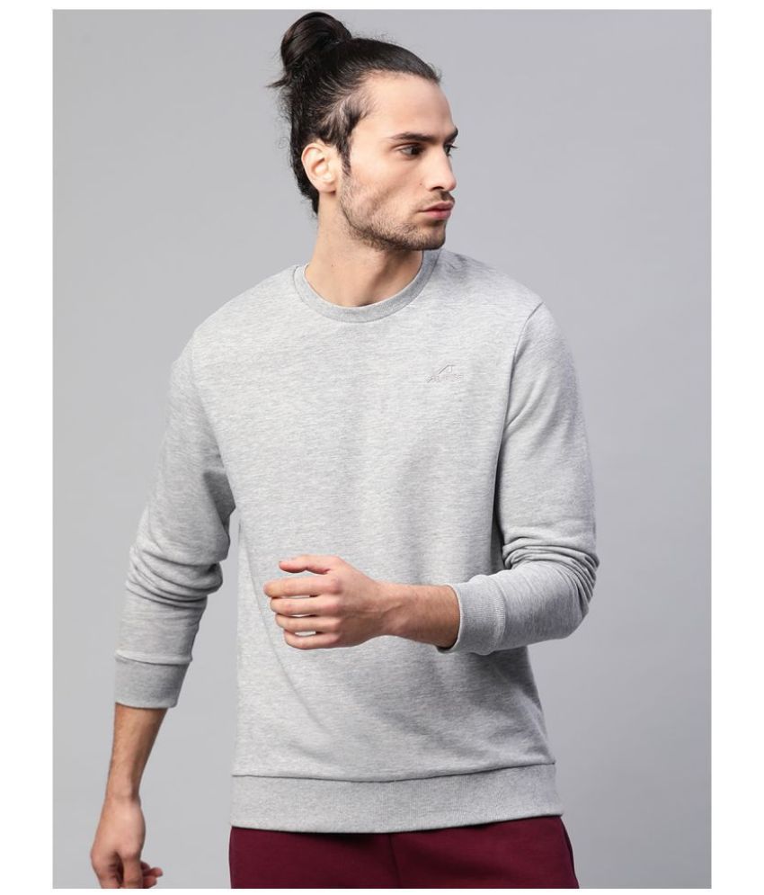     			Alcis Grey Cotton Sweatshirt