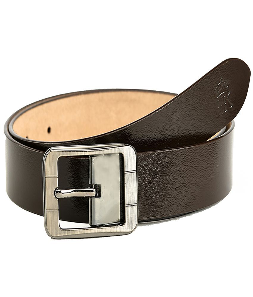     			Runsi Brown Leather Casual Belt Pack of 1