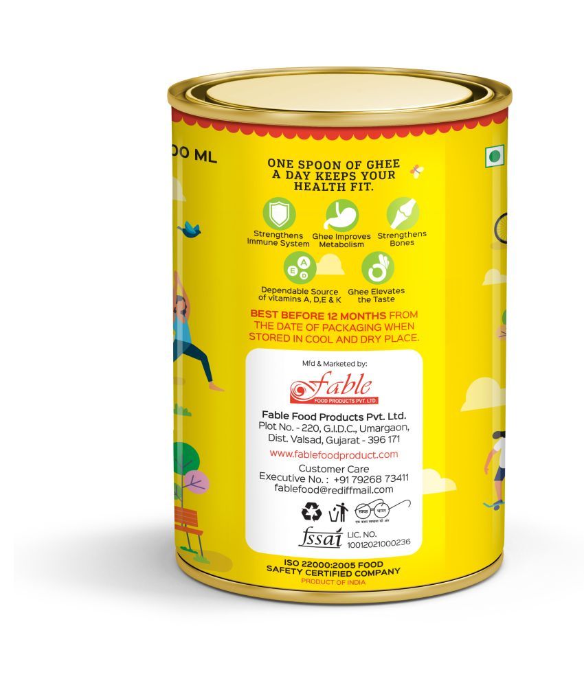 AABAD Natural Cow Ghee 500 mL Buy AABAD Natural Cow Ghee 500 mL at