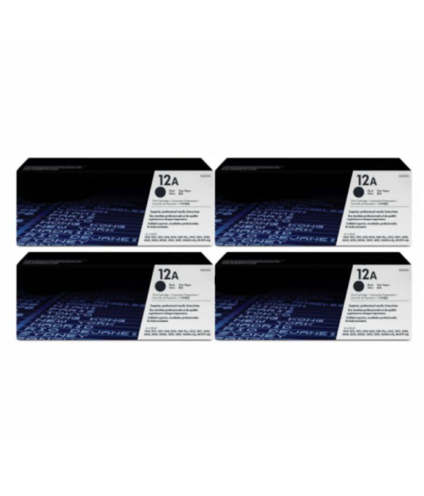 Hp 12a Toner Cartridge Pack Of 4 Buy Hp 12a Toner Cartridge Pack Of 4 0010