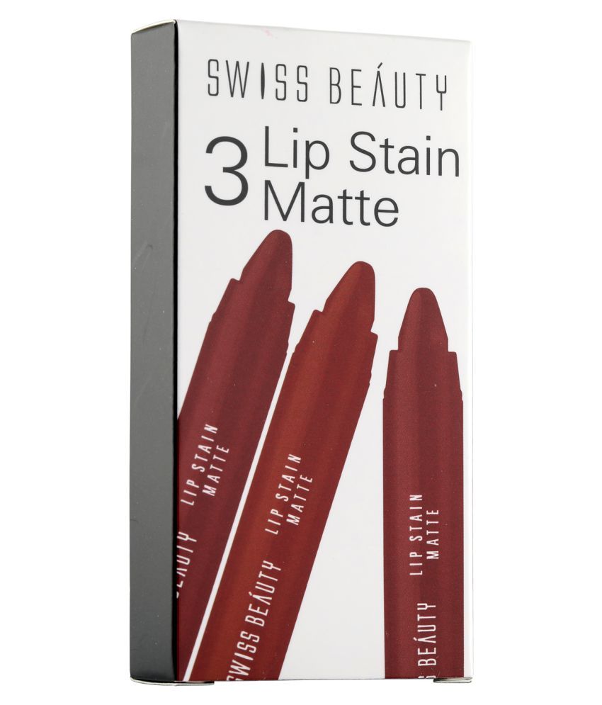 Swiss Beauty Lip Stain Matte Lipstick Lipstick Hot Pink 3 g Buy Swiss