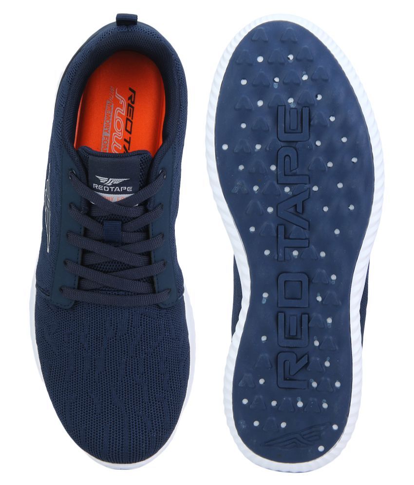 red tape blue shoes