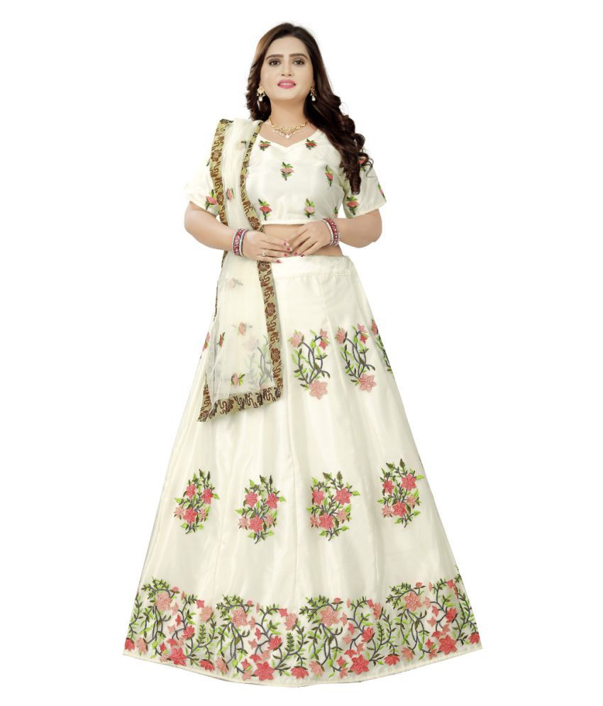 white chaniya choli