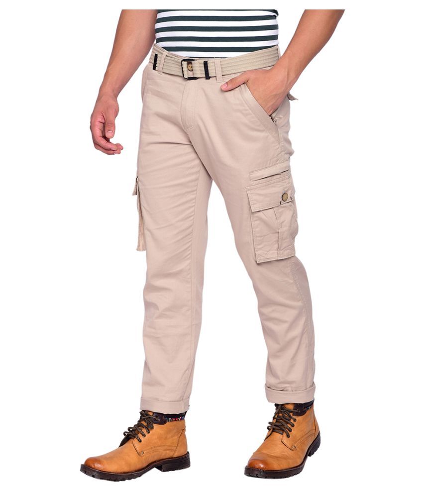 regular fit cargos