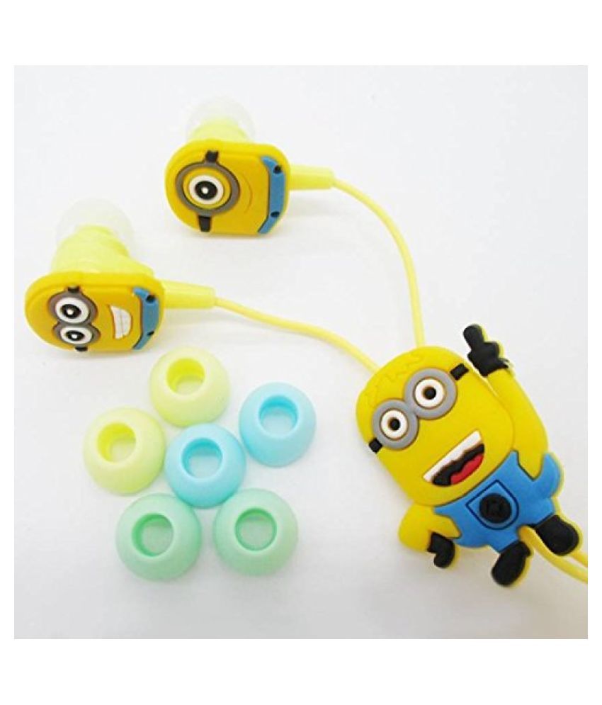 GenMe Despicable Minions Earphone With mic In Ear Wired With Mic