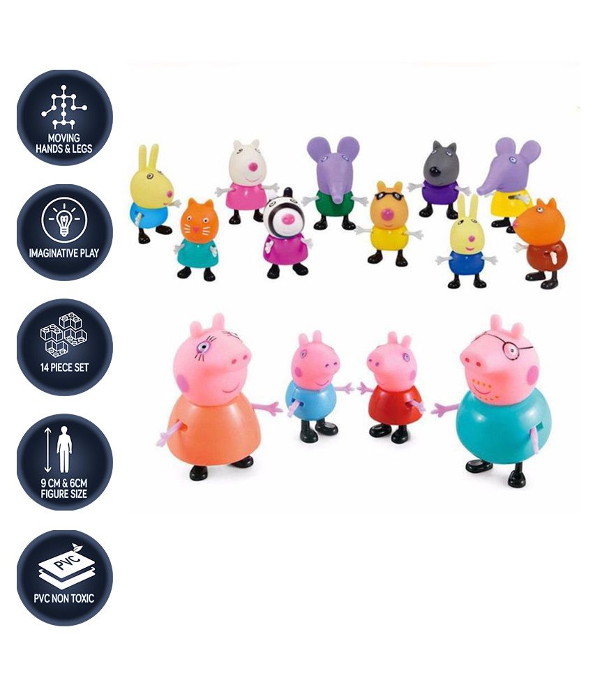 Peppa Pig Family Set Figures For Sale Off 70