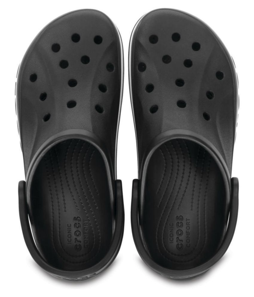 Crocs Black Croslite  Floater Sandals  Buy Crocs Black 