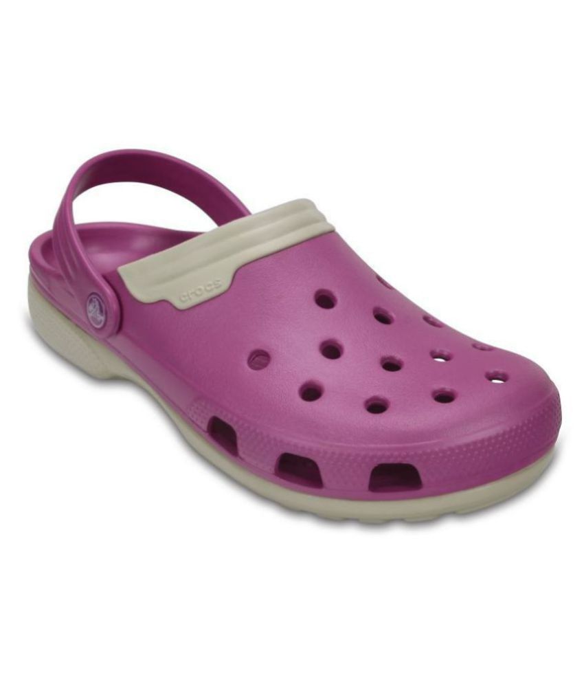 crocs purple sandals