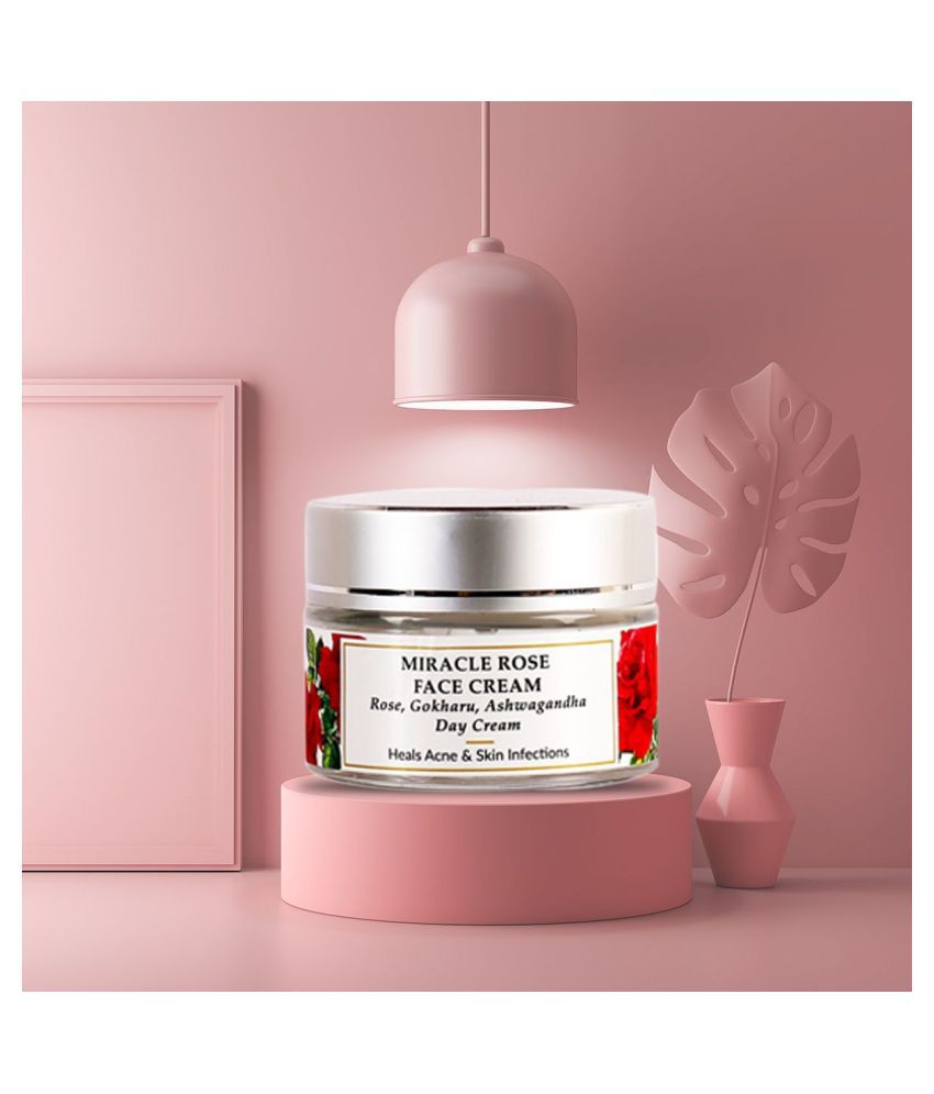 Mirah Belle Organic & Natural - Rose Dry Skin Day  - Paraben Free Day Cream 30 gm