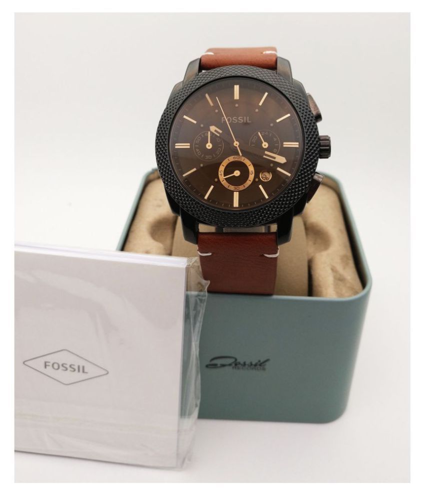 Ticker fs-7070 Leather Chronograph Men 