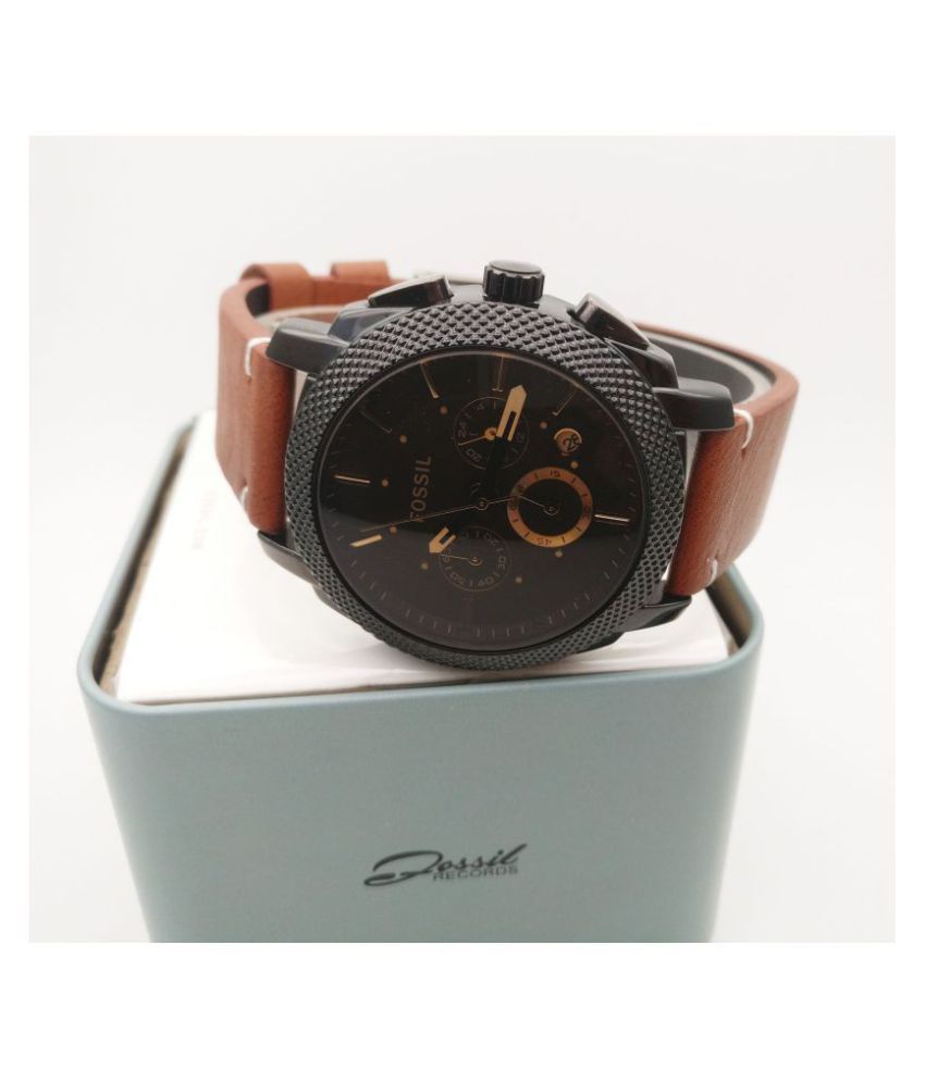 Ticker fs-7070 Leather Chronograph Men 