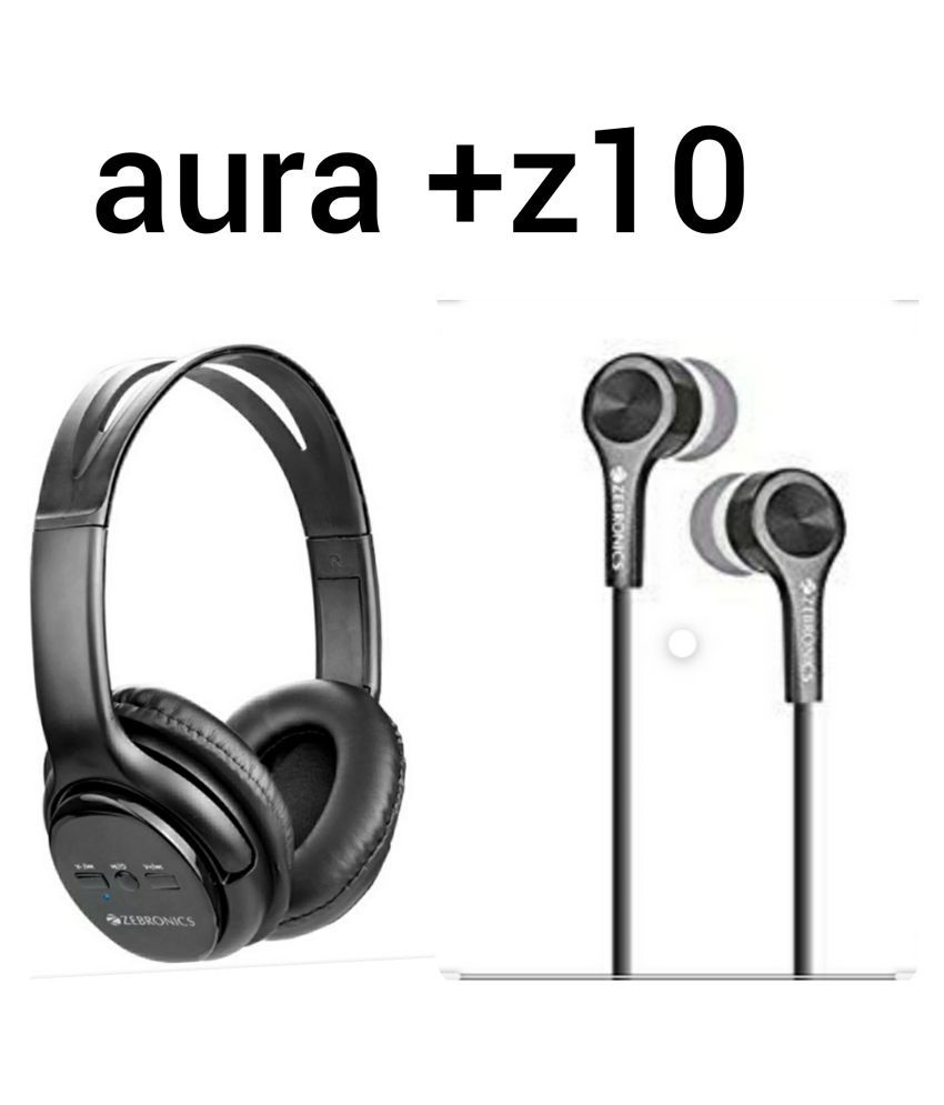 zebronics aura bluetooth headphone