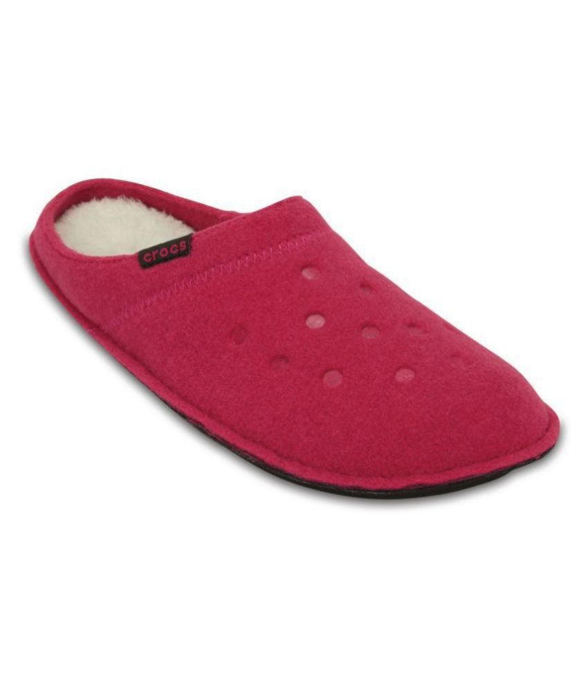 crocs pink slippers