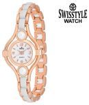 Swisstyle Stainless Steel Round Womens Watch