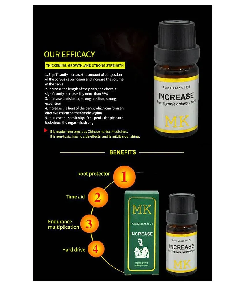 Bedroom Play MK Pure Essential Oil Penis Enlargement For Men 10