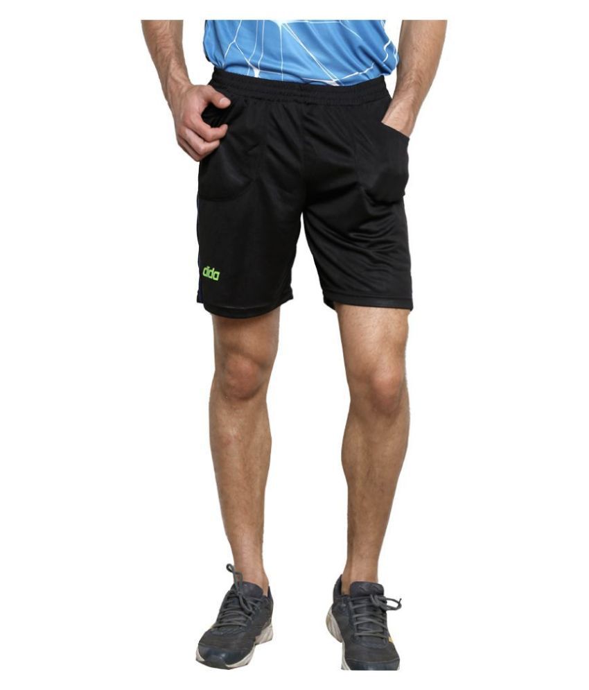     			Dida Black Polyester Fitness Shorts