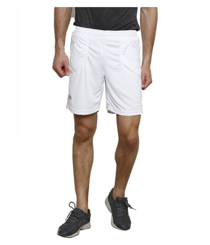 Download Dida White Polyester Fitness Shorts - Buy Dida White ...