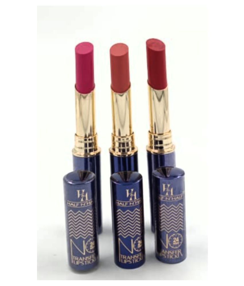 half n half non transfer lipstick