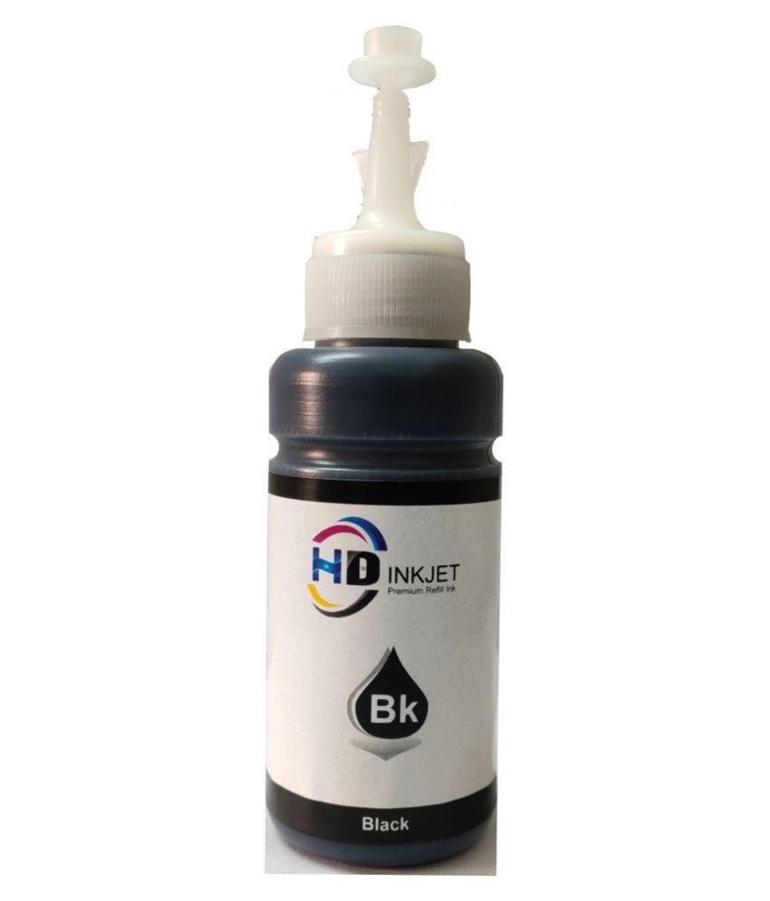 HD INKJET Epson T664 Printer Black Pack of 1 Ink bottle for Compatible L1300,L130,L310,220,L210 
