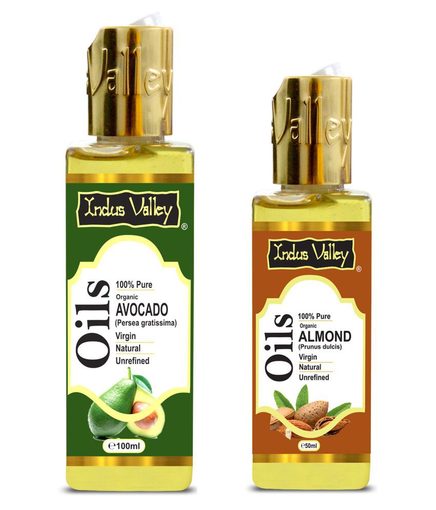     			Indus Valley Avocado Carrier Oil And Almond Carrier Oil Face Serum 150 g Pack of 2