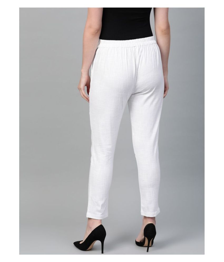 Buy SANVIYA Cotton Formal Pants Online at Best Prices in India - Snapdeal