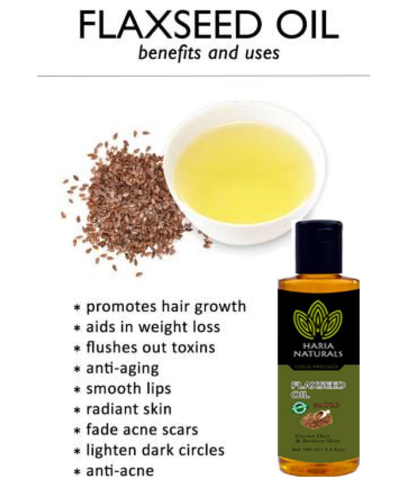 Haria Naturals Flaxseed Oil and Olive Oil 100 mL Pack of 2 Buy Haria