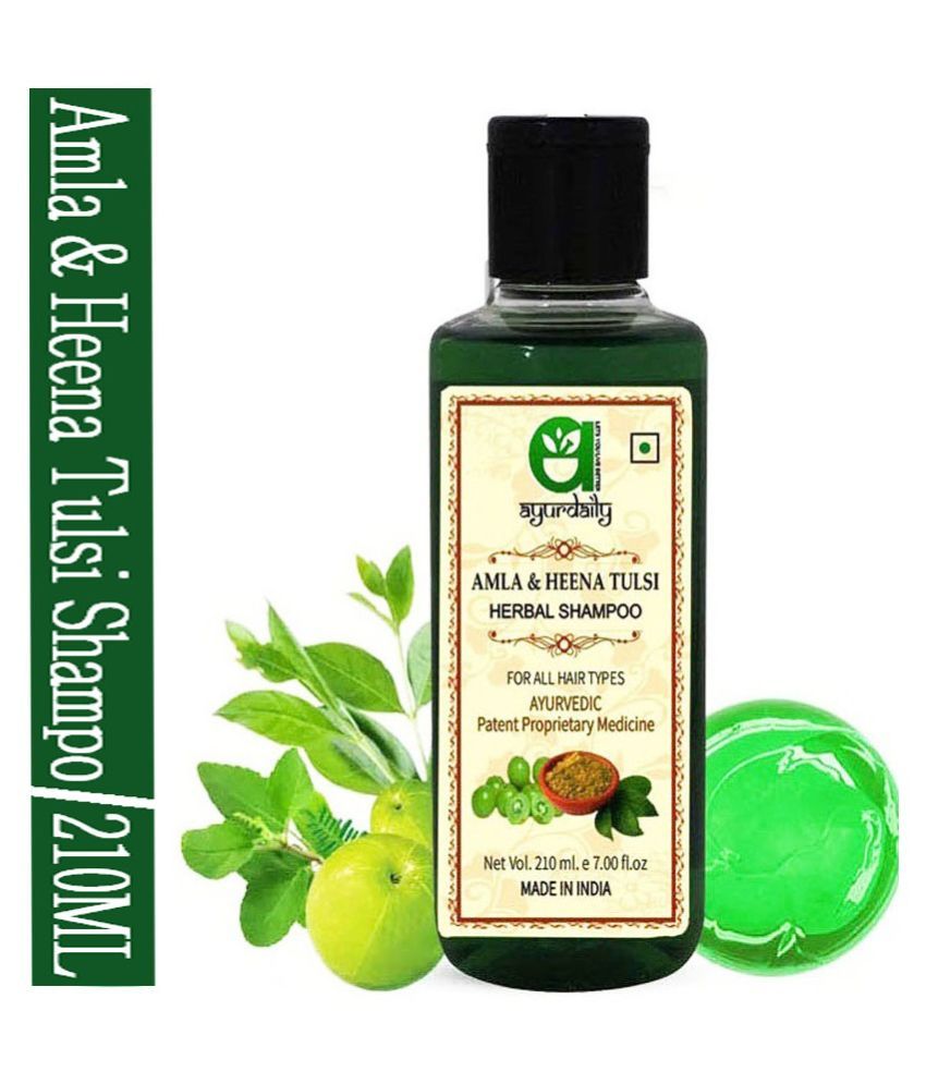     			Ayurdaily Amla & Heena Tulsi Shampoo 210 mL